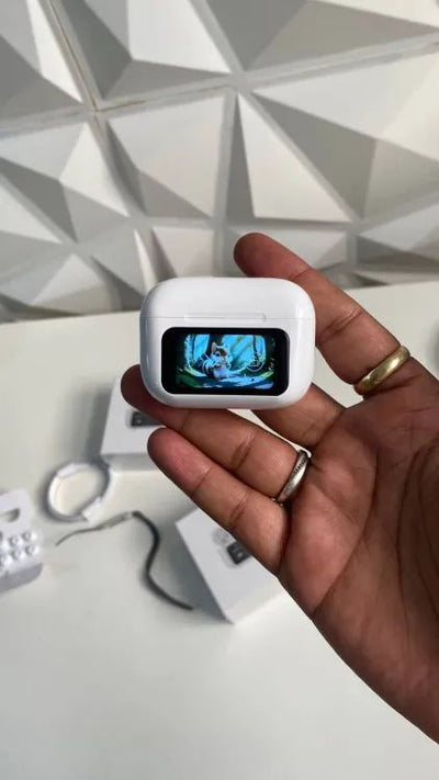 Latest Airpods Pro 2 With LCD Touchscreen Display Bluetooth 5.3 For Ios And Android